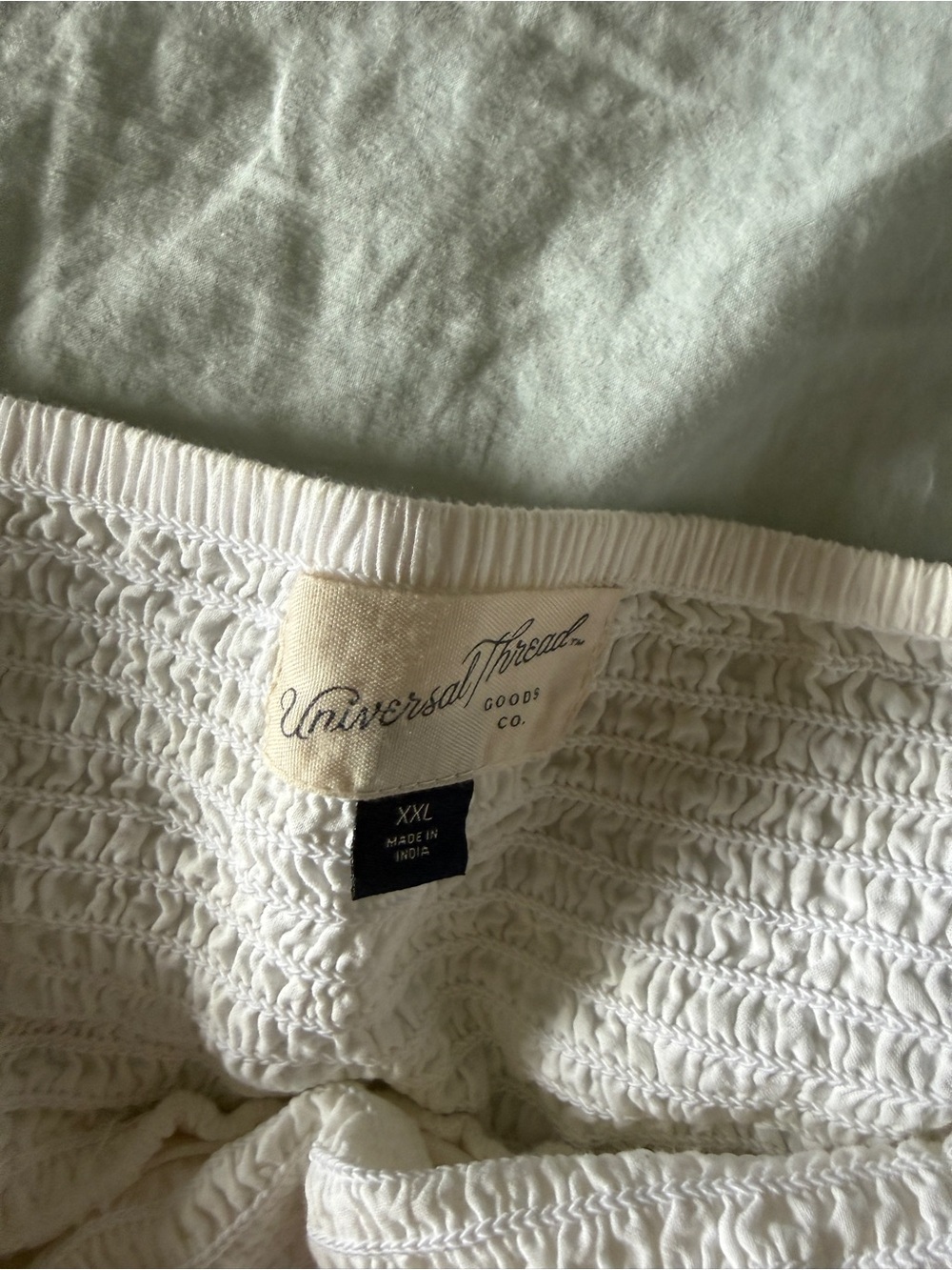 Universal Thread White Eyelet Ruffle Mini Skirt - Picture 2 of 2